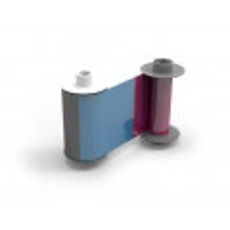 Красящая лента с панелью HoloKote Magicard для цветной печати с защитным узором на 750 отпечатков (HE750YMCKS)